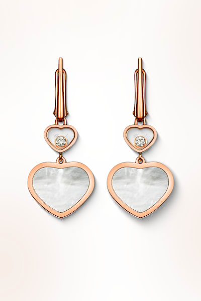 Happy Hearts diamond earrings
