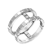 Chopard Diamond Ring Ice Cube @827006-1010 3/4 view