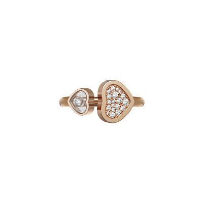 Chopard Diamond Ring Happy Hearts @829482-5900 front view
