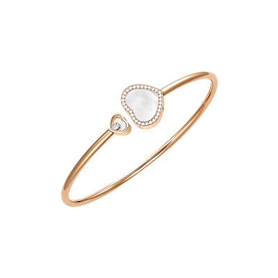 Chopard Diamond Bracelet Happy Hearts @85A074-5300 3/4 view