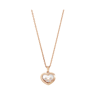 Chopard Diamond Pendant Happy Diamonds Icons 79A611-5001 3/4 view